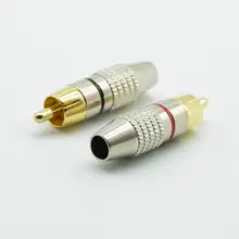 4 RCA Male Connectors for Coaxial Cable #2