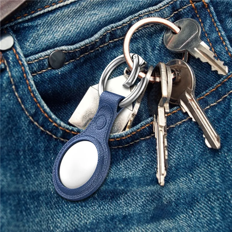 TPU Protective Case For Airtag Anti-lost Anti-scratch Protection Sleeve For Apple Airtag Location Tracker Air Tag Keychain Case