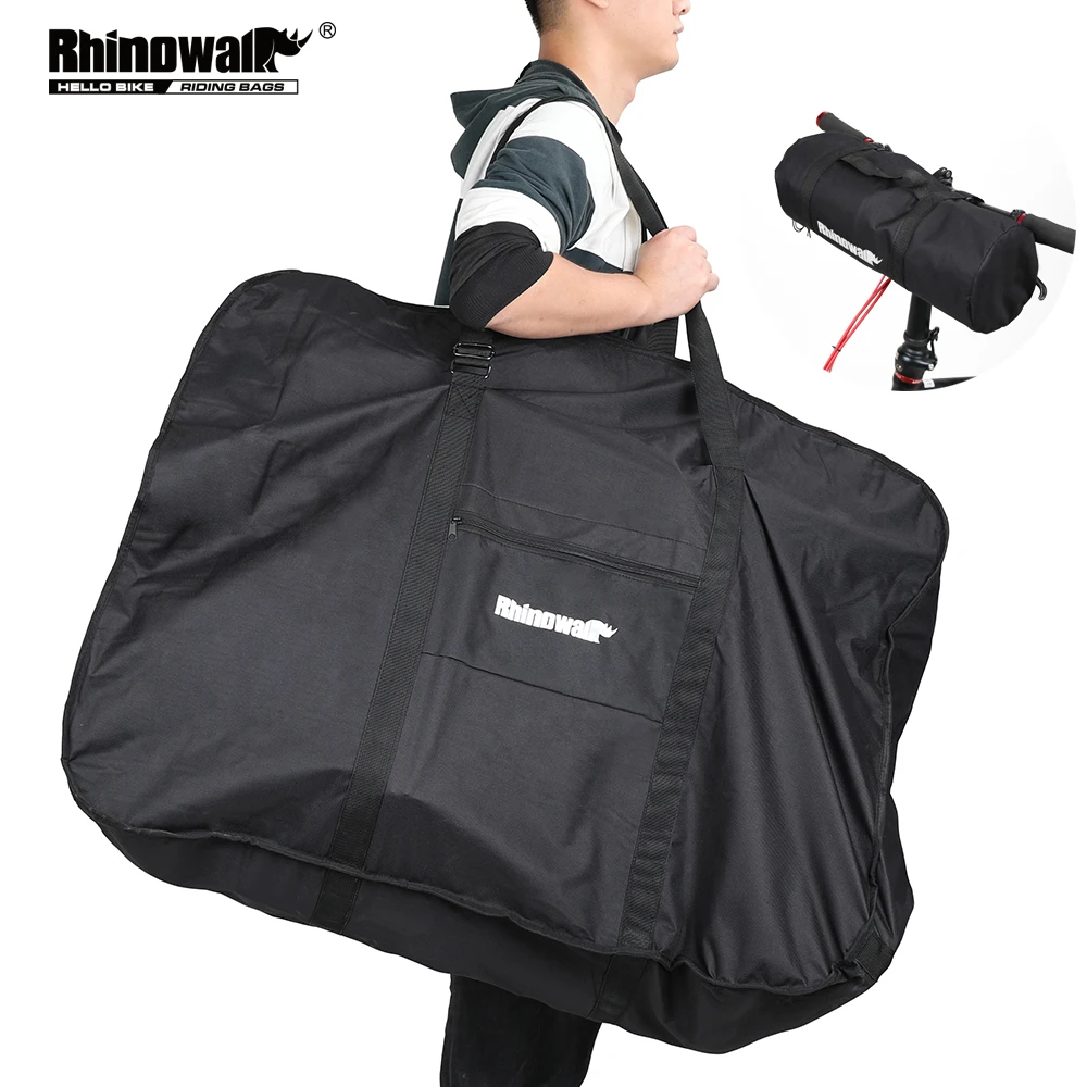 Rhinowalk 26 Inch Folding Bicycle Carry Bag Portable Cycling Bike Transport Case Travel Bycicle Accessories Bike Box