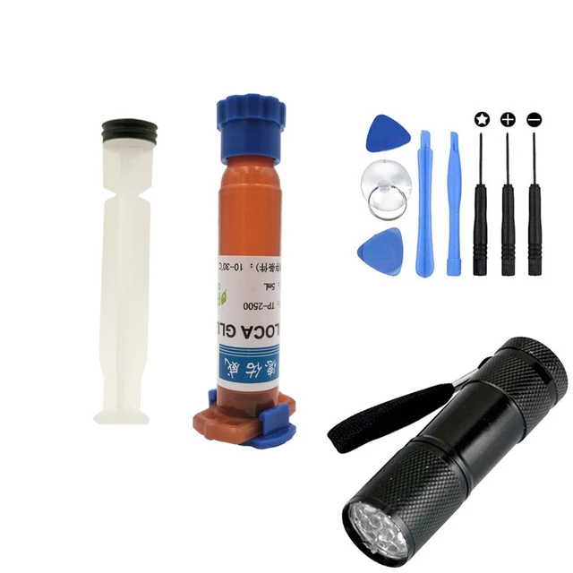 TP-2500 5ml Klej UV Loca Optical Liquid Clear Adhesive Klej ekranowy do naprawy ekranów dotykowych telefonów komórkowych Huawei iPhone
