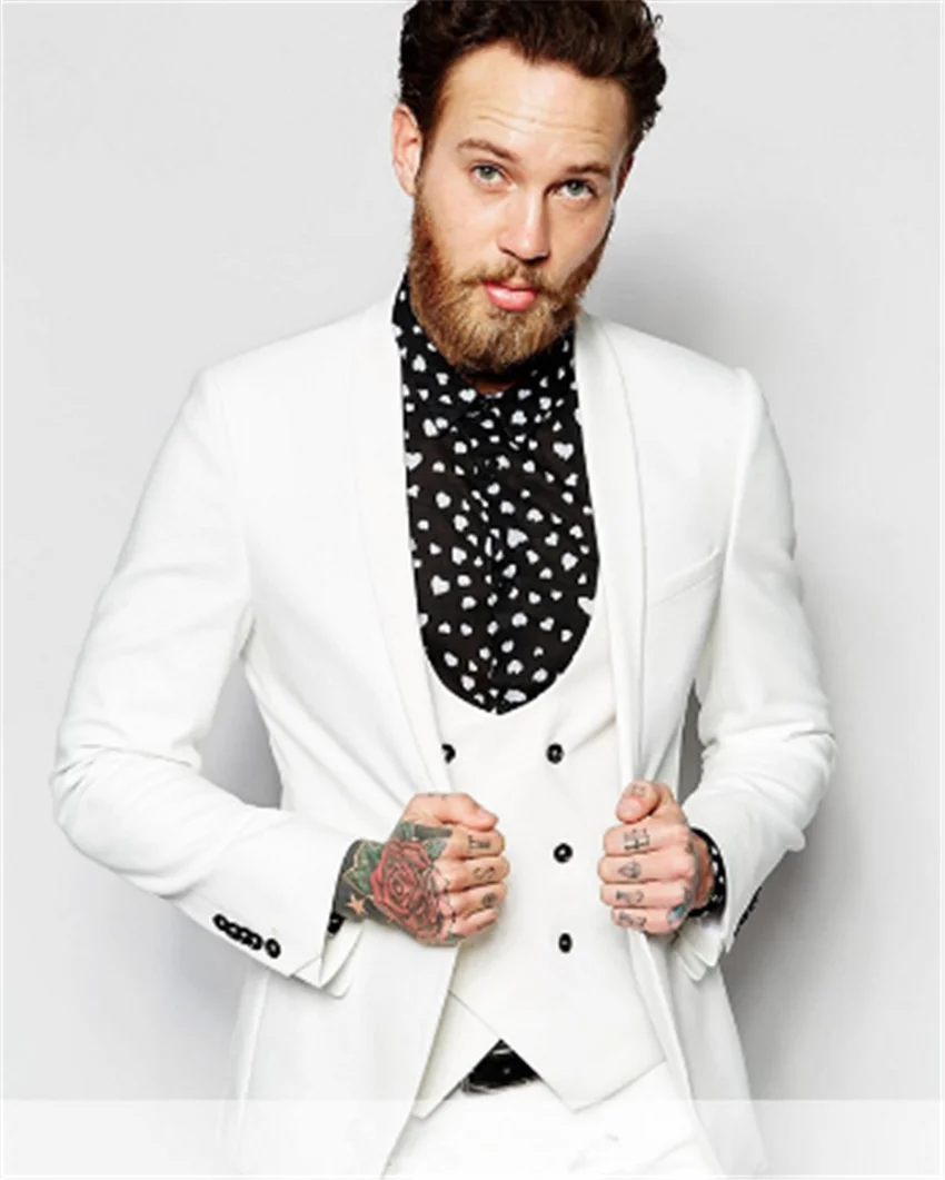 

2020 new men's dress suit men's wedding party dress bridegroom best man tuxedo performance suit (jacket + pants + vest)