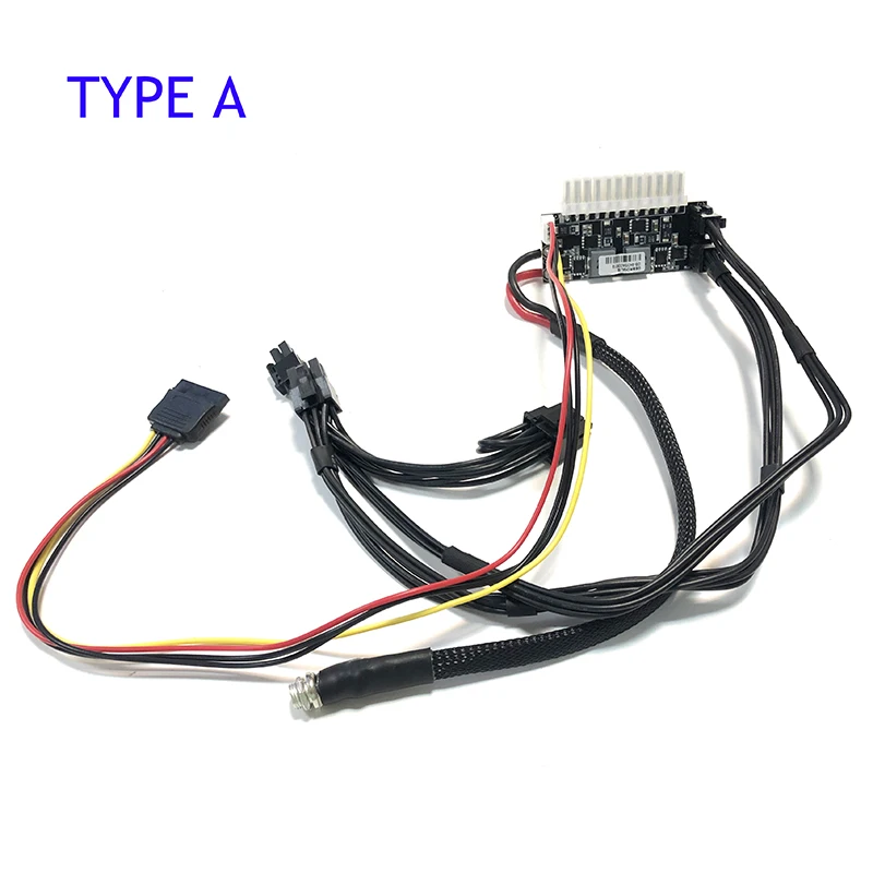 DC To ATX 400Wโมดูลอะแดปเตอร์สำหรับแหล่งจ่ายไฟกราฟิกการ์ด 1060 1070 1080 ใหม่ 400 วัตต์power 24P PSU Pico Mini ITX