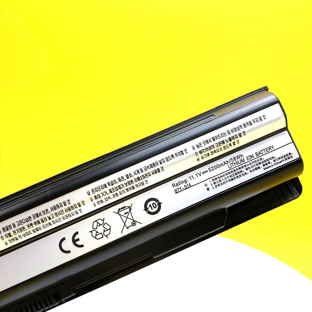 Imagem -05 - para Msi Ge70 Ge60 Fx720 Ge620 Ge620dx Ge70 A6500 Cr41 Cr61 Fr720 Cx70 Fx700 11.1v Bateria do Laptop Bty-s14 Novo