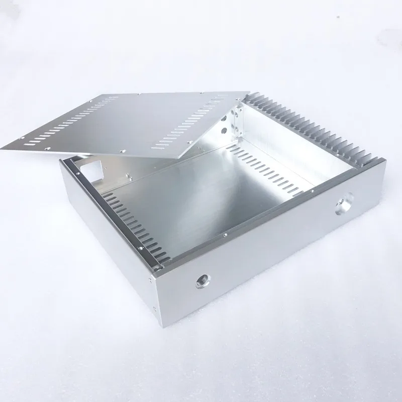 

KYYSLB 320*70*248MM All Aluminum Power Amplifier Chassis Shell Enclosure DIY Box 3207 Amplificador Case Box