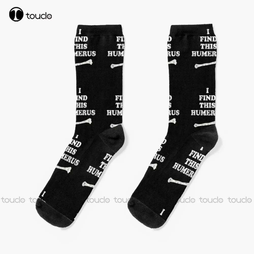 

I Find This Humerus Funny Archaeology Meme Socks Socks Men Unisex Adult Teen Youth Socks Personalized Custom 360° Digital Print