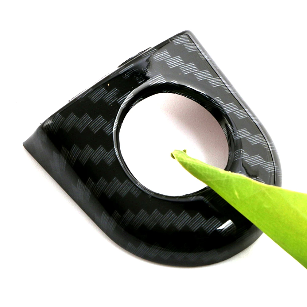 For Volkswagen VW Passat B5 B5.5 2000 2005 Carbon Fiber Printed Exterior Side Door Handle Cover Door Bowl Trim Moulding Frame