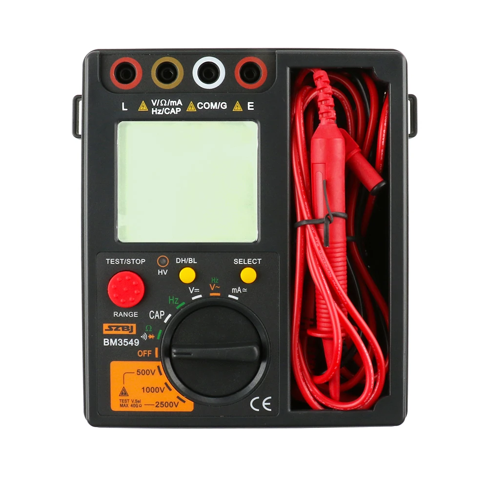 BM3549 Digital insulation resistance test multimeter 500V 1000V 2500V megohmeter