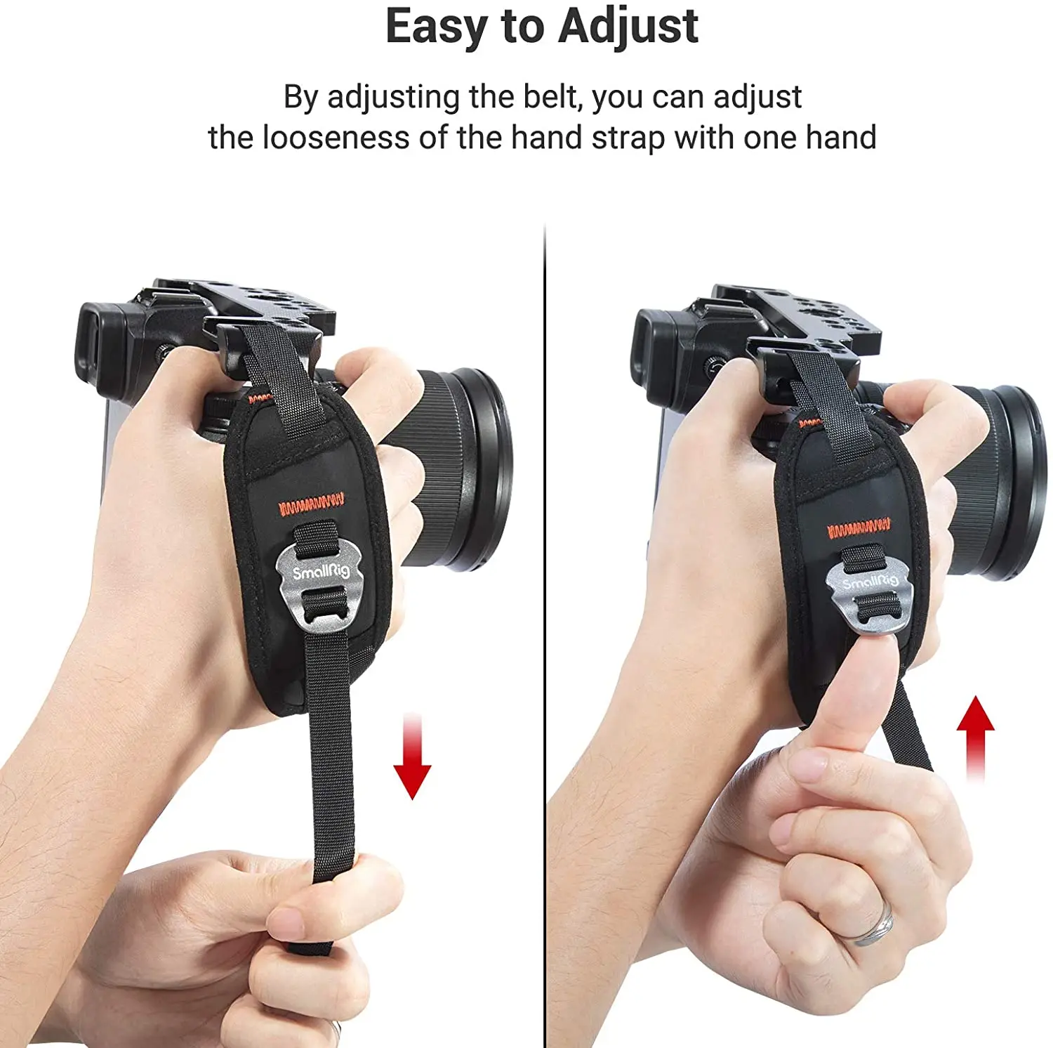 Cinghia Da Polso Universale SmallRig 2398 Per Fotocamere DSLR E Mirrorless – Nylon, EVA, Rapid Link E Carico 5kg