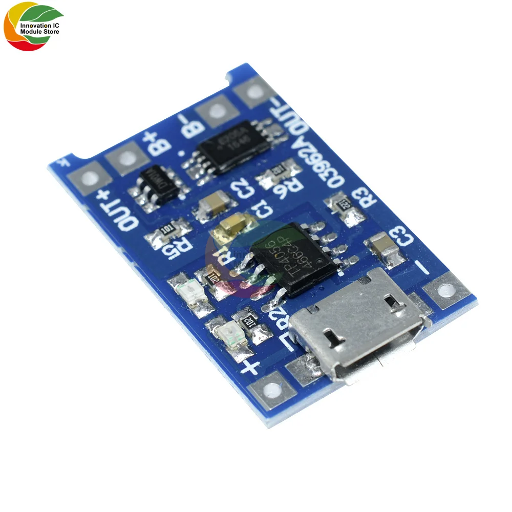 10Pcs TC4056A 5V1A Lithium Battery Charging Board With Protection Lithium Battery Charging Mini USB Interface TYPE-C/MICRO/MINI