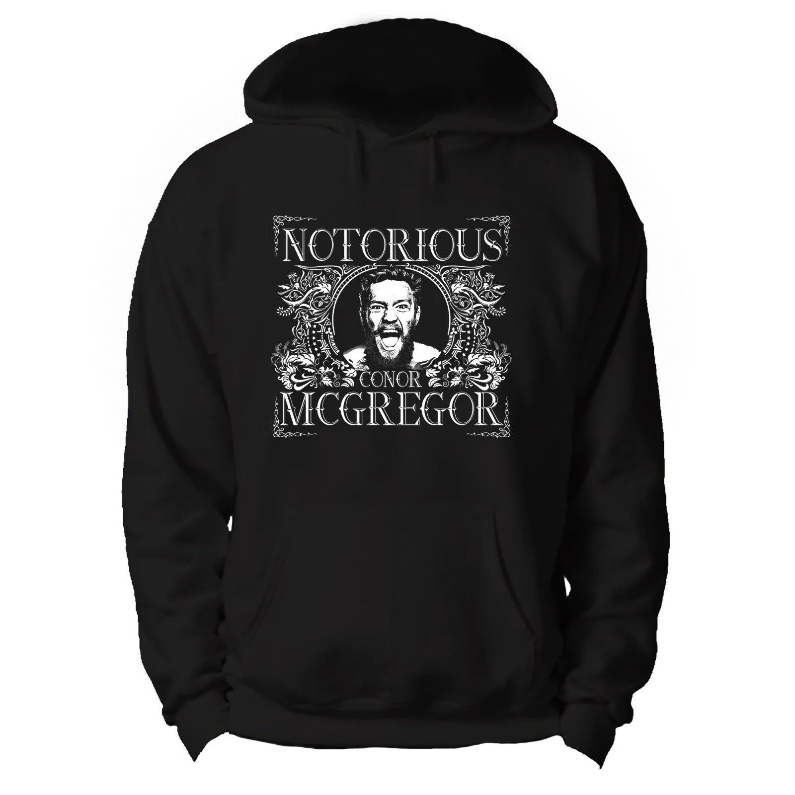 CONOR McGREGOR NOTORIOUS HOODIE MMA IRELAND GYM