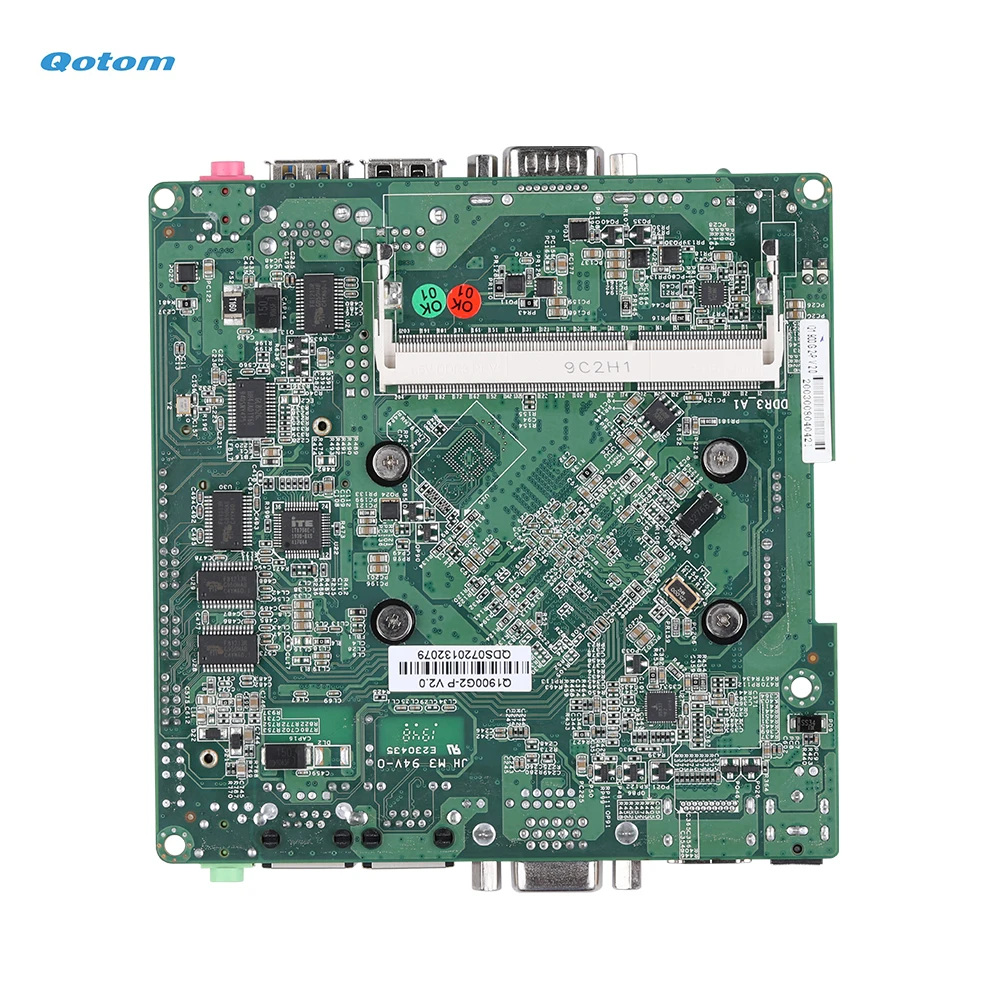 Imagem -06 - Qotom Fanless Cpu J1900 Mini pc Quad Core 2.42 Ghz Executando 24 X86 Mini pc Desktop Industrial