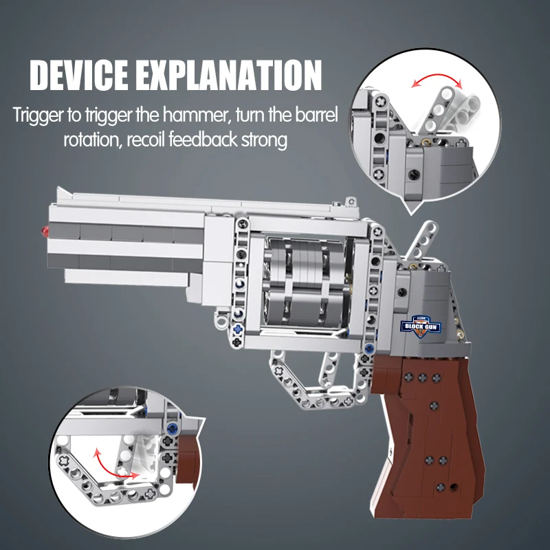 Cada SWAT Military Revolver Building Blocks Compatible City Police For Pistol GUN Blocks Toys for Boys