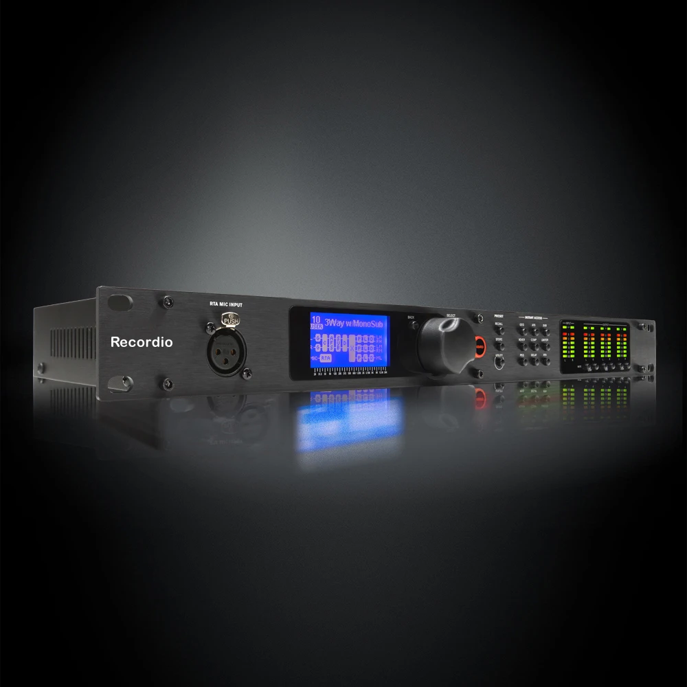 GAX-PA2PLUS ประมวลผลเสียงดิจิตอล2ใน6ออกเวทีมืออาชีพขั้นสูงครอสโอเวอร์ผลประมวลผล