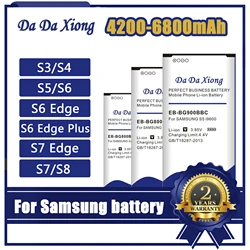 High Capacity Battery For Samsung S5 S6 S3 S4 Edge Plus S7 S8 Mobile Phone Replacement Bateria EB-BG950ABE B600BE EB-BG935ABE