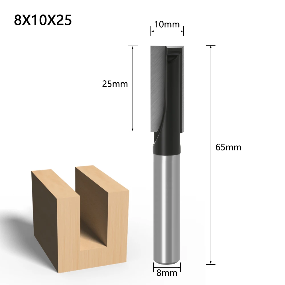 木工用ソリッドカーバイドビット,8mm,1ピース,フライス盤,木材用cnc