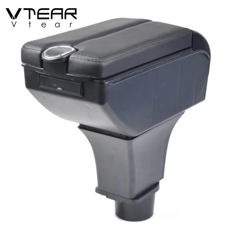 Vtear For Smart Fortwo Forfour Armrest Interior Center Console Storage Box Arm Rest Car-Styling Decoration Accessories Parts