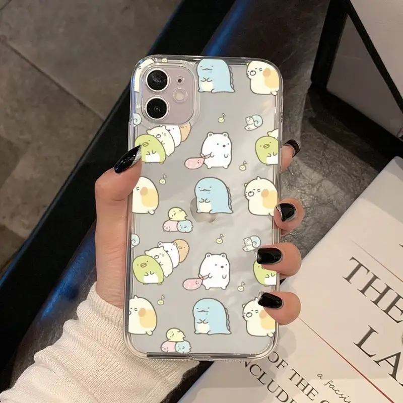 Yinuoda Japan Cartoon Sumikko Gurashi Phone Case for iPhone 11 12 pro XS MAX 8 7 6 6S Plus X 5S SE 2020 XR case