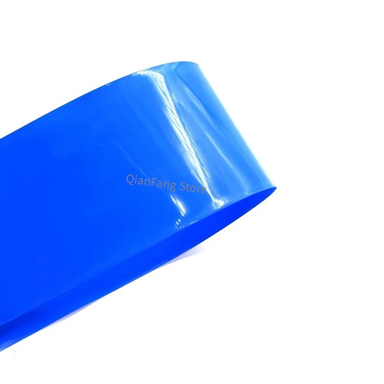 PVC Heat Shrink Tube 500mm Width Blue Protector Shrinkable Cable Sleeve Sheath Pack Cover for 18650 Lithium Battery Film Wrap