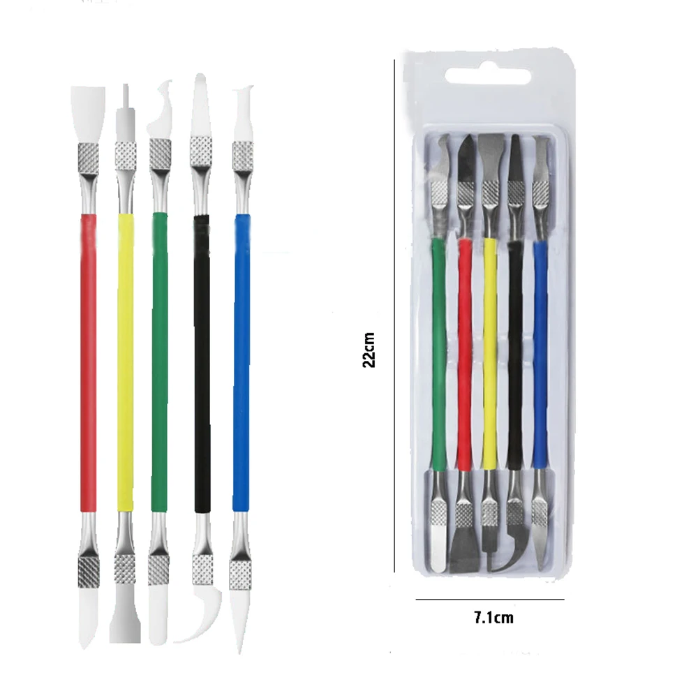 Imagem -02 - Chip Repair Knife Tools Kit Cpu e Nand Removedor Faca de Manutenção Bga Lâmina Fina Remover Cola Desmontar o Telefone Tablet pc ic