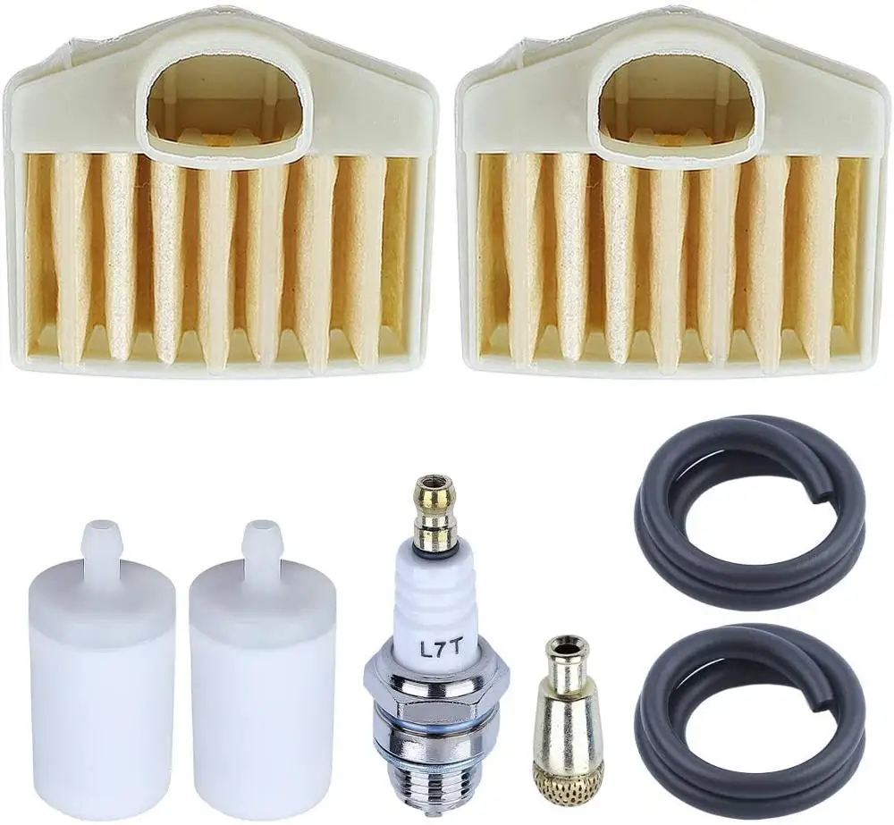 Filtro de ar para Motosserra Husqvarna Filtro de Combustível Substituir Linha de Óleo 503814502 Kit Tune up Ferramentas Elétricas de Jardim 362 365 371 372 372xp