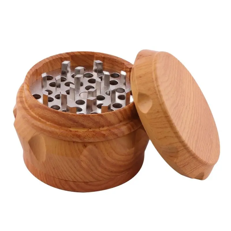 Three Size 4 Layers Resin Tobacco Herb Smoke Grinders CNC Teeth Herbal Spice Crusher for Smoking Accessories