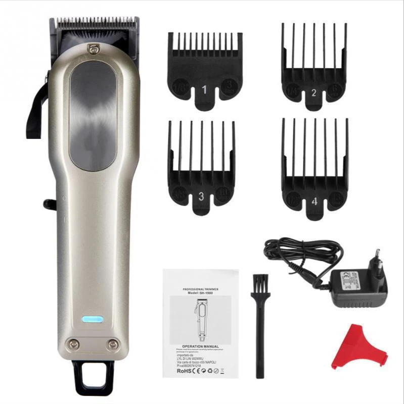 

110-240V EU Hair Trimmer Men's Hair Clipper Rechargeable One