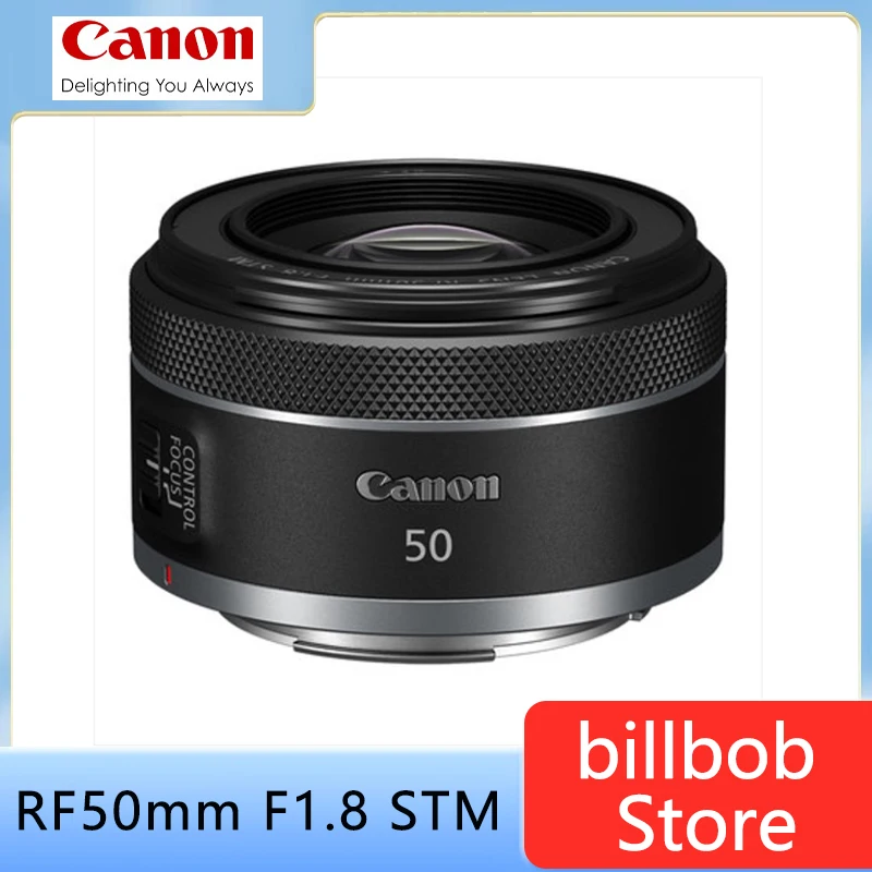 

Canon RF 50mm F1.8 STM Lens 50mm Full-frame micro-single portrait fixed focus lens For Canon R RP R5 R6 camera