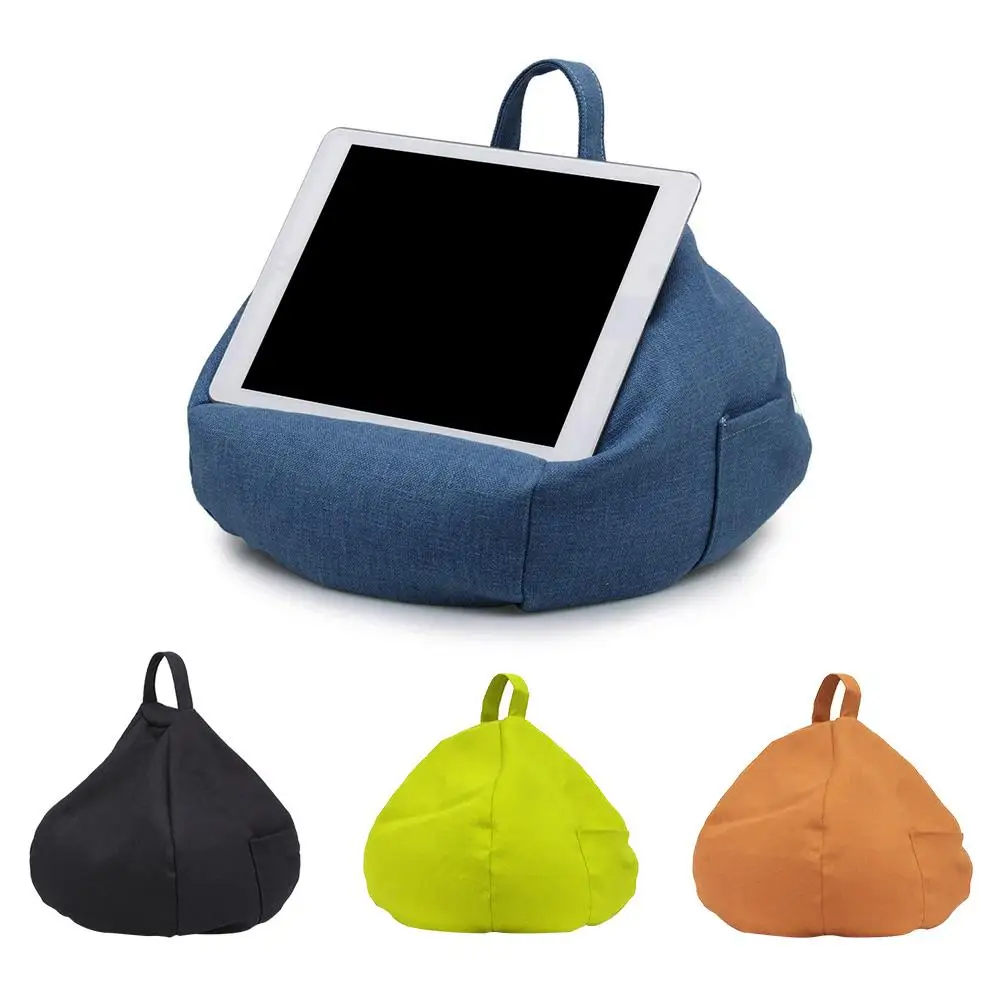 

Car Phone Holder Portable Bean Bag Linen Car Home Pillow Tablet Cushion Multifunctional Stand Cushion For Phone Tablets Books