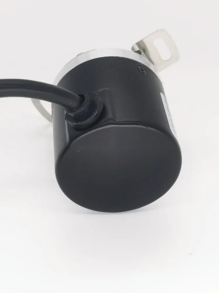 사용자 정의 로타리 광학 전자기 전기 펄스 인코더 ZKP3808H E38H8 E6HZ H40 HEF 세미 할로우 구멍 8mm