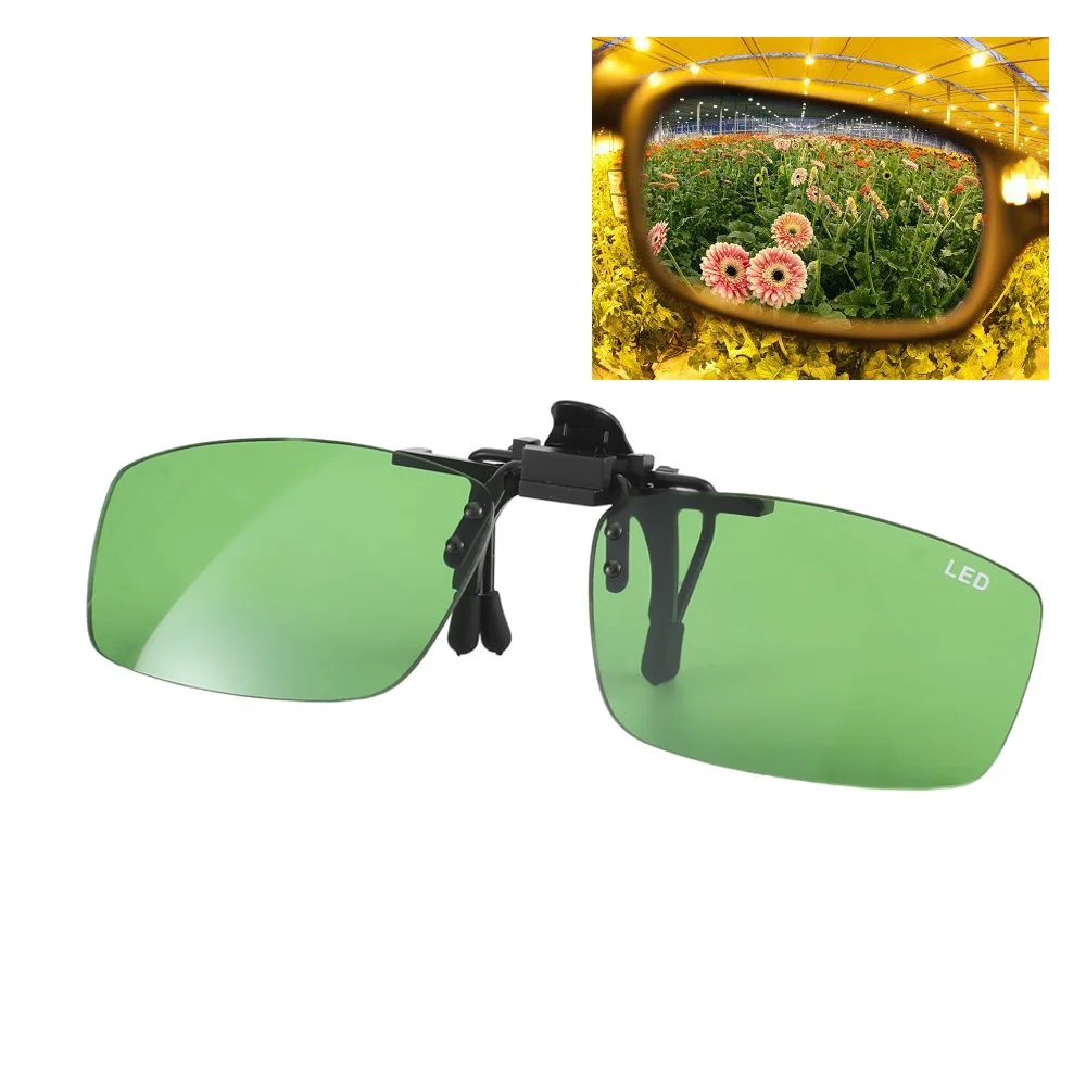 Garden glasses grow light glasses led plant growth protective glasses clip