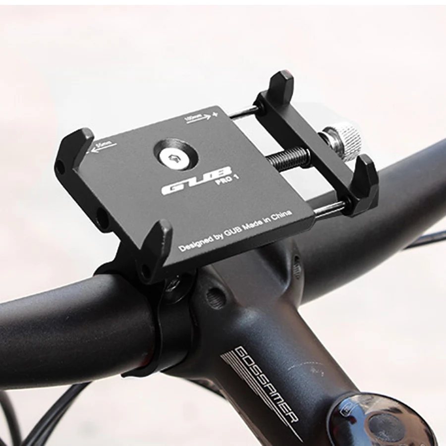 GUB PRO 1 Bicycle Phone Holder Aluminium Alloy E-bike Motorcycle Bike Handlebar Mount Extender For 3.5-6.2inch Mobile Phone