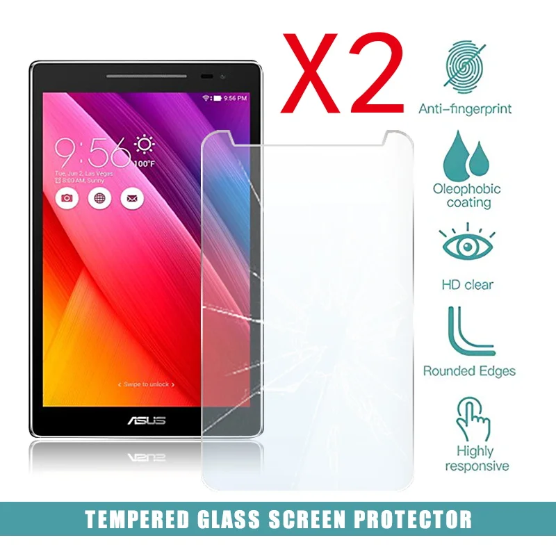 2Pcs Tablet Gehärtetem Glas Screen Protector Abdeckung für Asus ZenPad S 8,0 Z580C Z580CA Volle Screen Coverage Gehärtetem Film