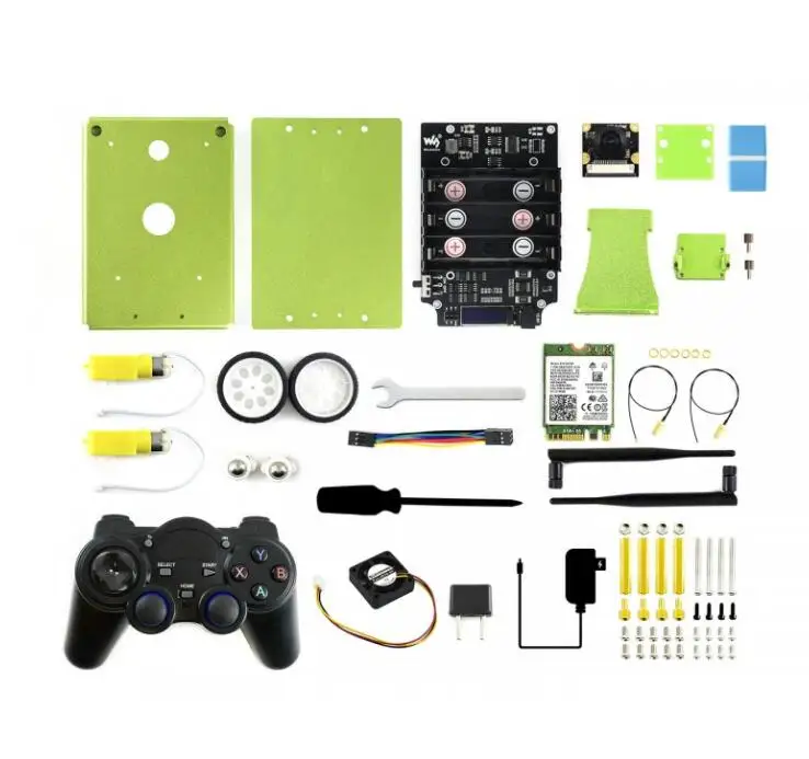 JetBot AI Kit Acce (without Jetson Nano）JetBot AI Kit Accessories, Add-ons for Jetson Nano to Build JetBot