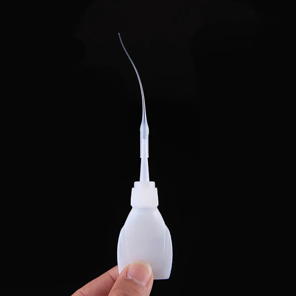 100 Pieces Glue Micro-Tips Plastic Glue Bottle Tips Glue Extender Precision Applicator Dropping Tube Nozzle For Crafting Lab