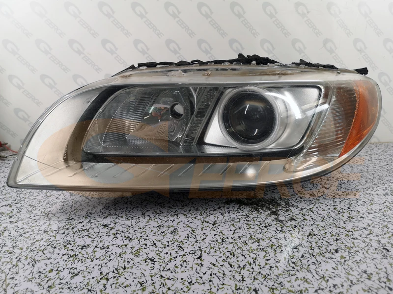 For Volvo S80 V70 XC70 2007 2008 2009 2010 2011 2012 2013 2014 2015 2016 Xenon Headlight Excellent CCFL Angel Eyes Halo Rings