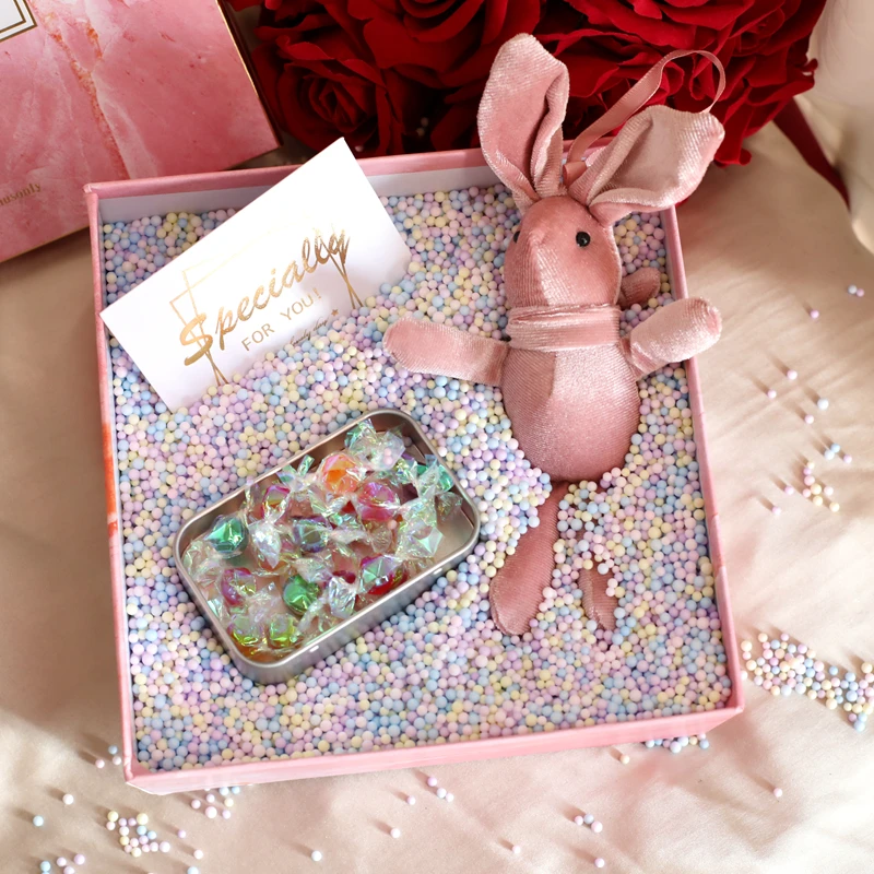 DIY Ma Caron color foam ball flow Star gift box slime filled particles gifts surprise gift accessories 2019 hot sale 10g 25g/bag