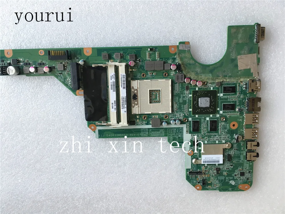 yourui For HP pavilion G4-2000 G6-2000 G7-2000 Laptop motherboard DDR3 DA0R33MB6E0 680570-001 680570-501 Test work perfect