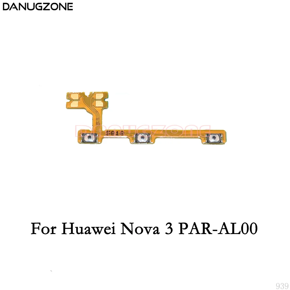 Power Button Switch Volume Button Mute On / Off Flex Cable For Huawei Nova 3 Lite 3E 3i