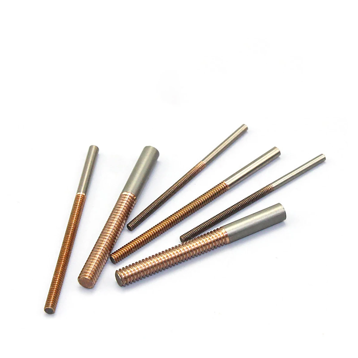 1pcs W70Cu30 Tungsten Copper Tapping Electrodes EDM Machine Screw Thread Anode Electrode Metric M3-M10 30X50mm 40x60mm