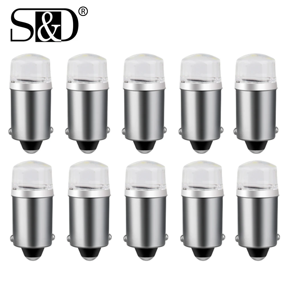10x BA9S T4W LED H6W Auto glühbirne T2W T3W H5W innen Auto LED Umge Lizenz Platte licht 2 LED 2835 SMD Parkplatz Lampe DC 12V