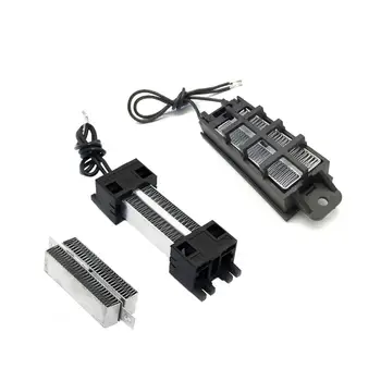 Aquecedor termostático PTC, Termostato de ventilação, Elemento de aquecimento, Acessórios de aquecimento elétrico, 12V, 50W, 100W