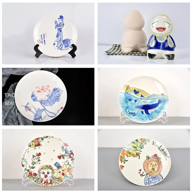 Ceramic Pigment 6-color Portable Set Art Underglaze Color Jingdezhen Ceramic Painted Pigment Medium Temperature Baking Color