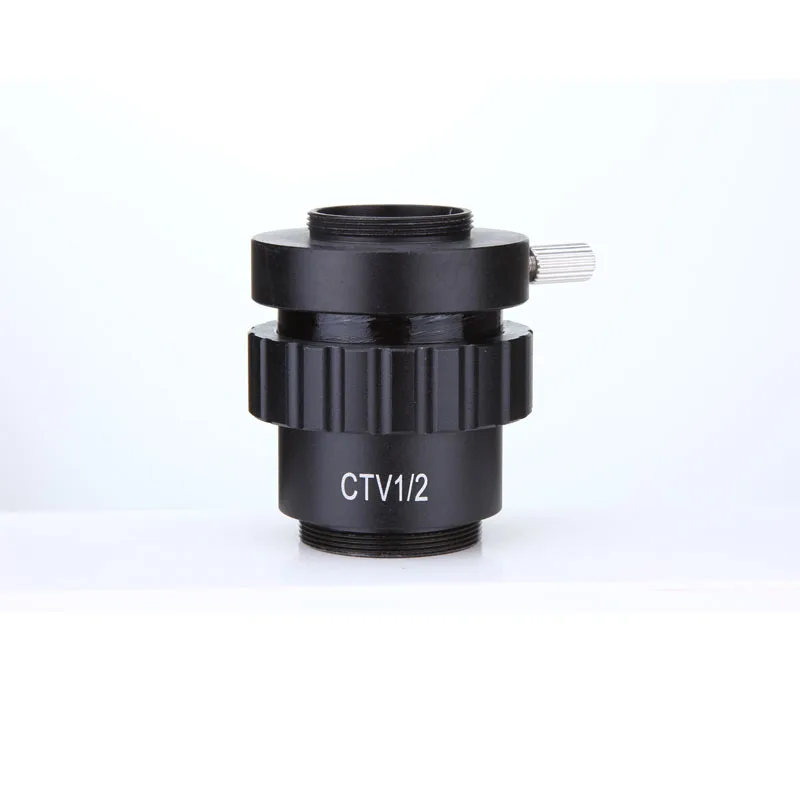 SZM CTV 1/2 1/3 1X Adapter 0.3X 0.5X C mount Lens Adapter For Trinocular Stereo Microscope HDMI VGA USB Video Camera