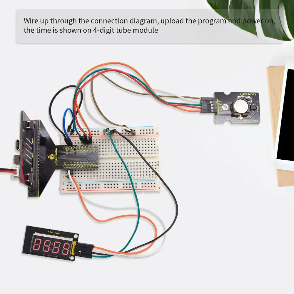 Keyestudio Programming STEM Microbit V2 Kit Complete Starter Kit for BBC Micro:bit With Tutorial+45Projects