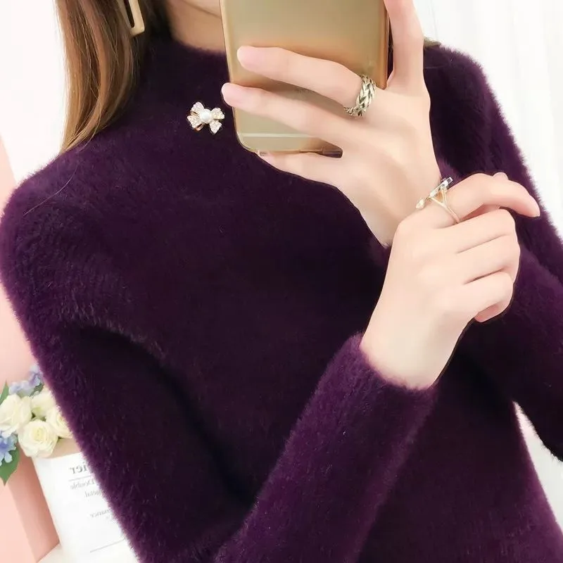 2020 New Pullover Sweater Women Sweater Jumper Long Sleeve Knit Top Female Knitted Sweaters Casual Pull Femme