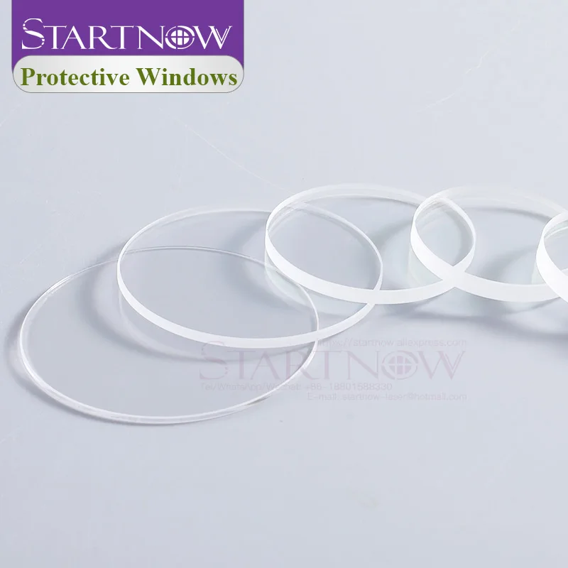 Startnow Laser Protective Lens D50mm 1064nm AR Coated Optical Glass Fiber Lens For Laser Welding Cutting Machine Equipment Parts