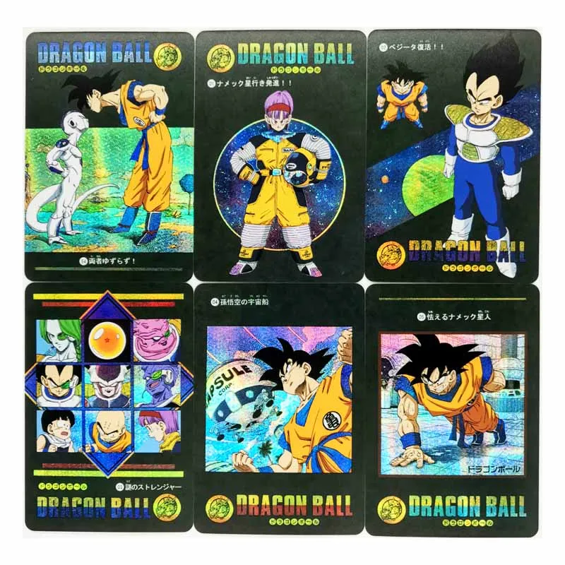 54pcs/set Dragon Ball Z GT Stormy Situation No.4 Super Saiyan Heroes Battle Card Instinct Goku Vegeta Game Collection Cards