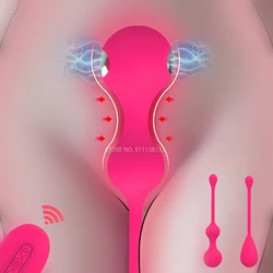 Kegel Pelvic Floor Muscle Trainer for Women Vaginal Shrinking Balls Vibrator Adults Female Intimate Sex Toy Pussy Massage Geisha