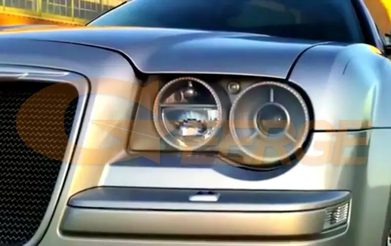 For Chrysler 300 C 300C 2004-2010 BT App RF Remote Control Multi-Color Ultra Bright RGB LED Angel Eyes Halo Rings Day Light