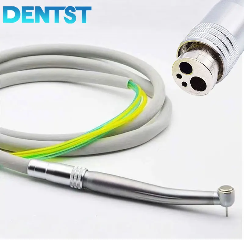 1 PCS Dental Handpiece Hose Tube  6/4/2 Holes with Connector For High Speed Handpiece Dental Tubing for Connector